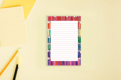 Rainbow Shelf Notepad