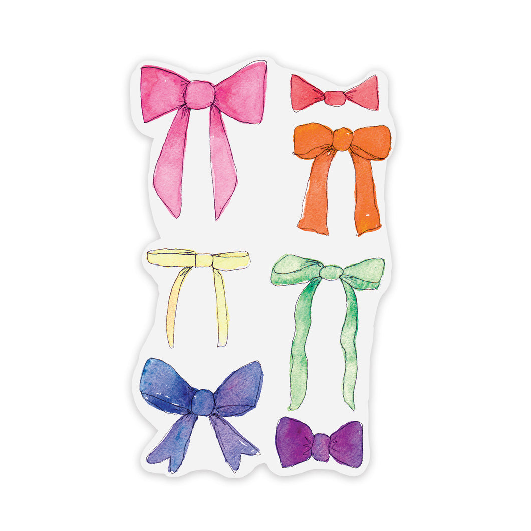 Rainbow Bows Stickers